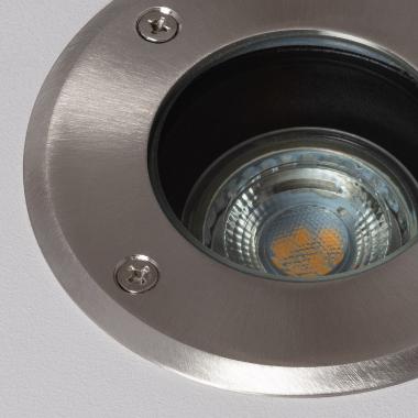 Image of Round Recessed Ground Light for GU10 Light Bulb