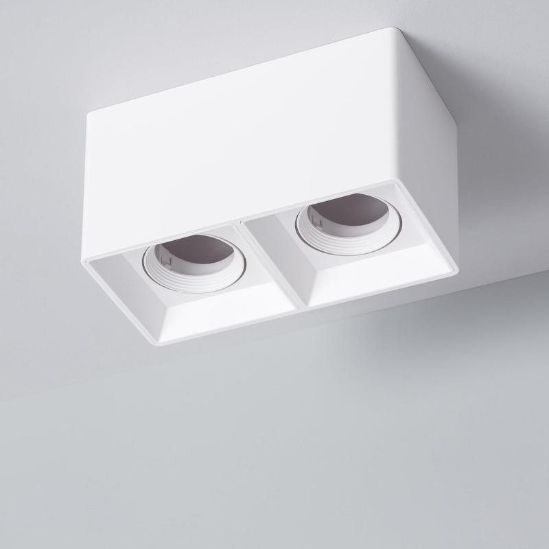 Image of Edit Space Double Square Flush Wall Light