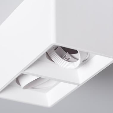Image of Edit Space Double Square Flush Wall Light