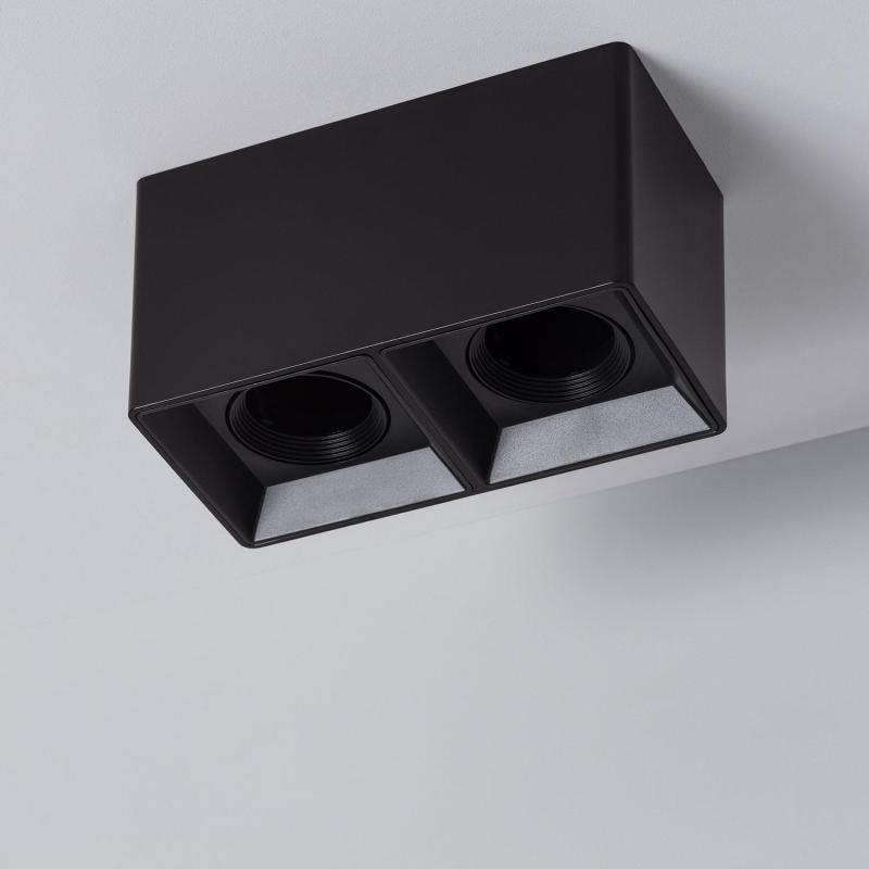 Image of Edit Space Double Square Flush Wall Light