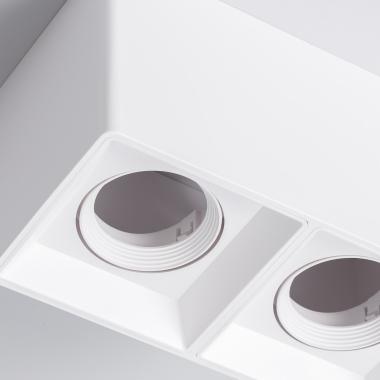 Image of Edit Space Double Square Flush Wall Light