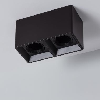 Image of Edit Space Double Square Flush Wall Light