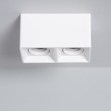 Image of Edit Space Double Square Flush Wall Light