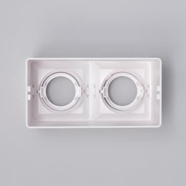 Image of Edit Space Double Square Flush Wall Light