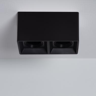 Image of Edit Space Double Square Flush Wall Light