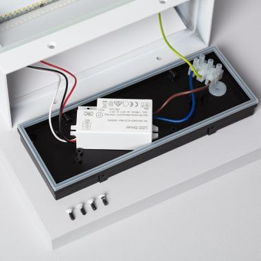 Image of Edit Gropius Colour Selectable LED Outdoor Up & Down Wall Light