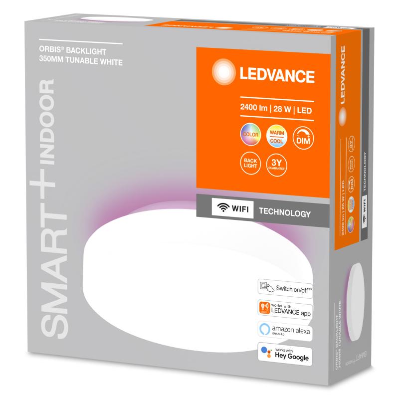 Image of Ledvance 28W Orbis Backlight Smart + Wifi LED Ceiling Light