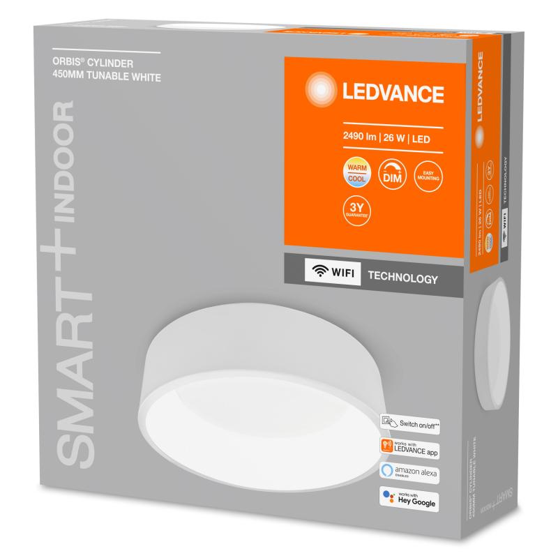 Image of Ledvance 26W Orbis Smart + WiFi LED Ceiling Light