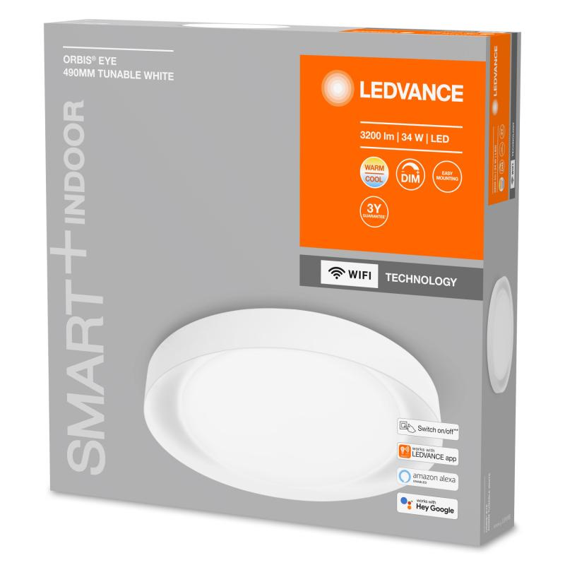 Image of Ledvance 34W Orbis Eye Smart + WiFi LED Ceiling Light