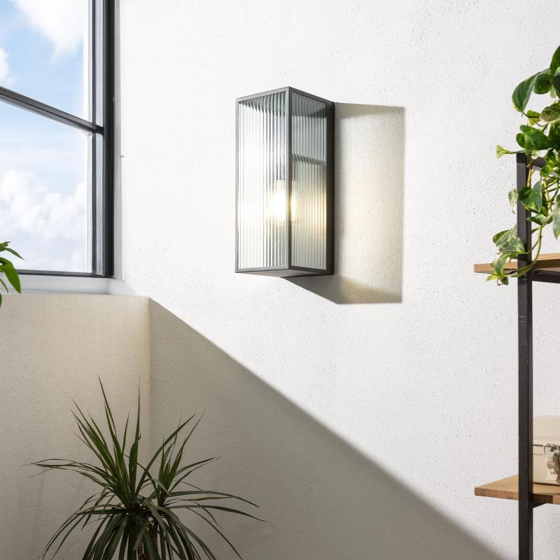 Image of Edit Big Taiga Half Lantern Bathroom Wall Light