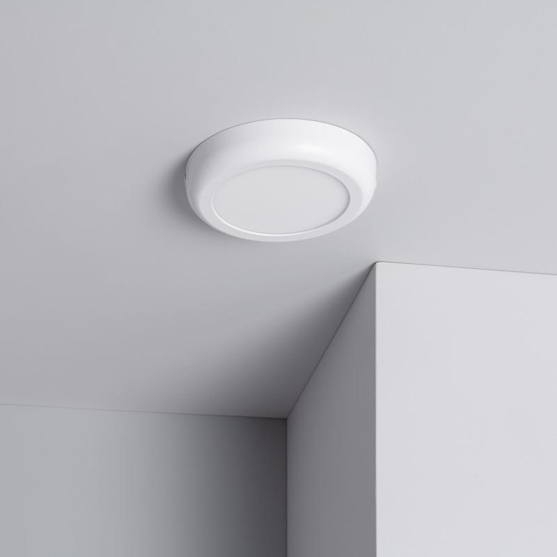 Image of 12W Cool LED Flush Ceiling Light D180 mm