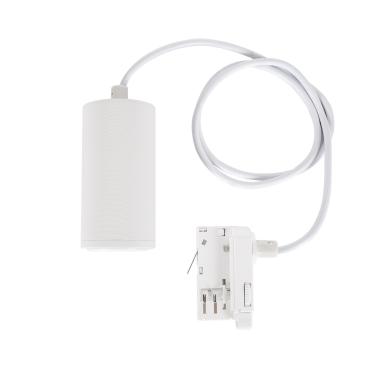 Image of Three Circuit 10-50º Multiangle Pendant Track Light GU10 Lampholder Agata