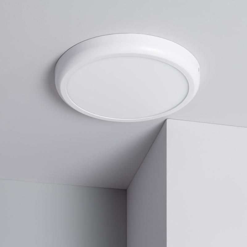Image of 24W Round 5000K LED Flush Ceiling Light D300 mm