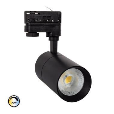 Image of Three Circuit 30W Colour Selectable CCT Dimmable LED Track Light New Mallet