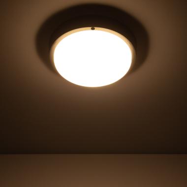 Image of Hublot Round 25W LED Outdoor Flush Ceiling Light IP65