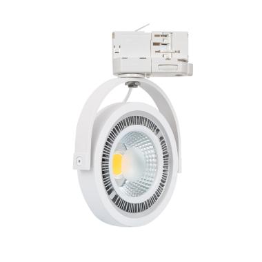 Image of Three Circuit Track Light Spotlight with G53 AR111 Lampholder