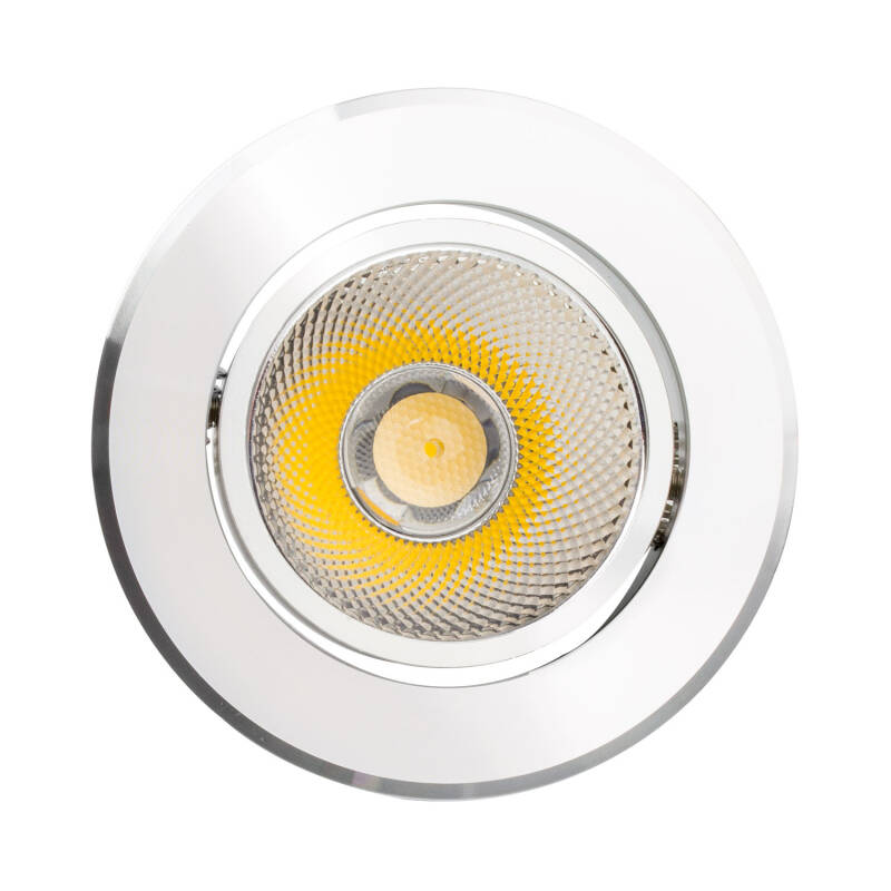 Image of Round 12W COB LED Adjustable Downlight Cutout 90mm