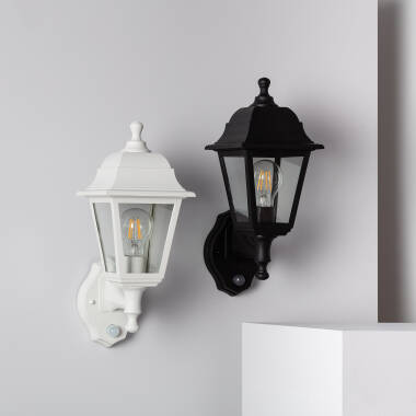 Image of Edit Coastal Sennen Outdoor Lantern Wall Light with PIR Sensor