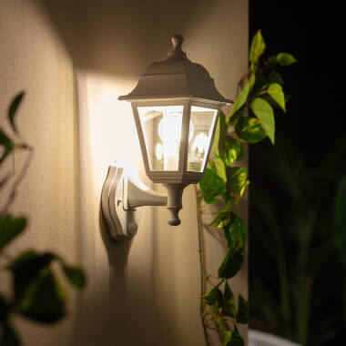 Image of Edit Coastal Sennen Outdoor Lantern Wall Light with PIR Sensor