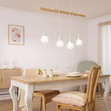 Image of Edit Monah 4 Light Bar Ceiling Pendant