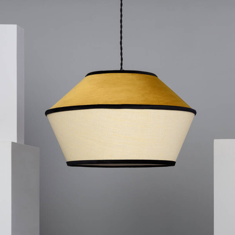 Image of Edit Trompa Velvet Ceiling Pendant Light