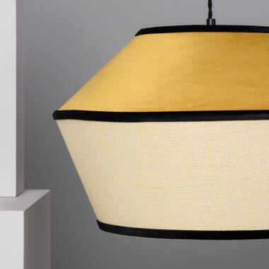 Image of Edit Trompa Velvet Ceiling Pendant Light