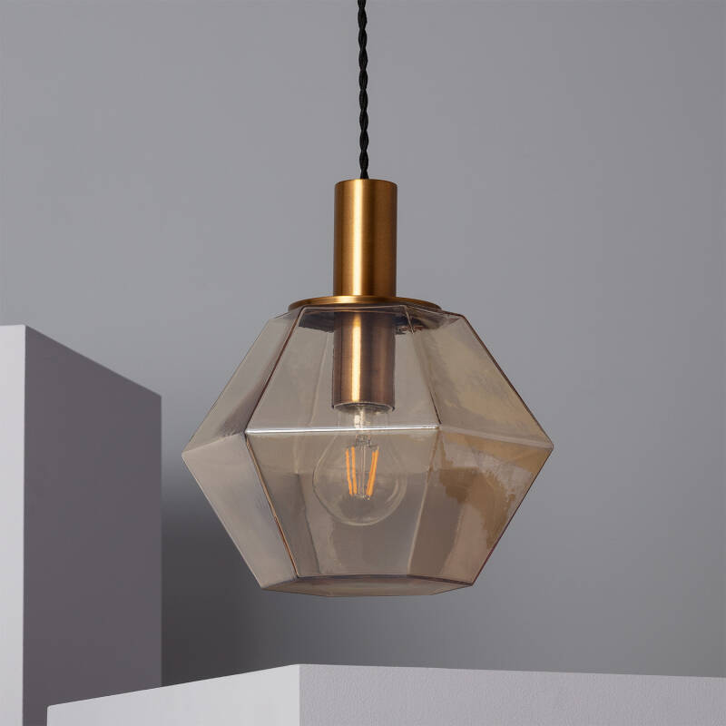 Image of Edit Diamound Glass Ceiling Pendant Light