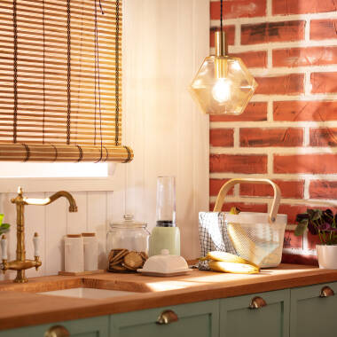 Image of Edit Diamound Glass Ceiling Pendant Light
