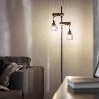 Image of Edit Monah 2 Light Floor Lamp