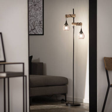 Image of Edit Monah 2 Light Floor Lamp