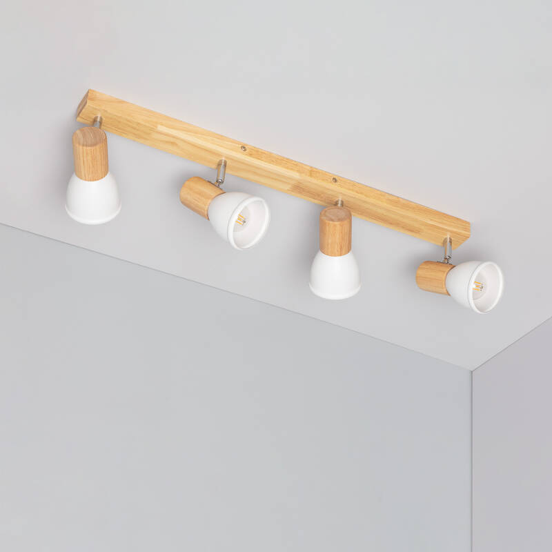 Image of Edit Tautau 4 Light Ceiling Spotlight Bar