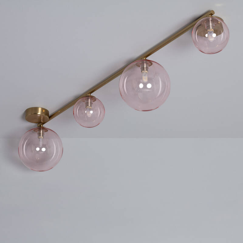 Image of Edit Amatler 4 Light Flush Ceiling Light