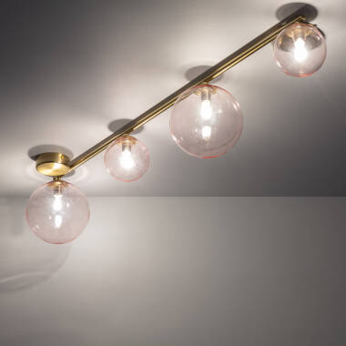 Image of Edit Amatler 4 Light Flush Ceiling Light