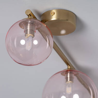 Image of Edit Amatler 4 Light Flush Ceiling Light