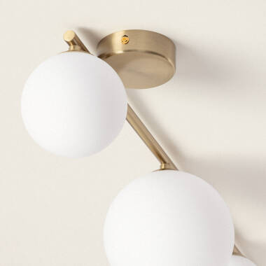 Image of Edit Amatler 4 Light Flush Ceiling Light