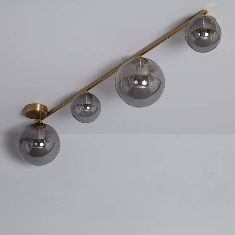 Image of Edit Amatler 4 Light Flush Ceiling Light