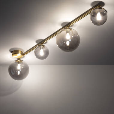 Image of Edit Amatler 4 Light Flush Ceiling Light