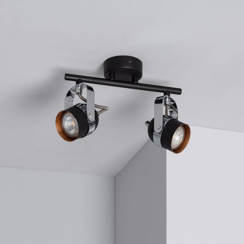 Image of Edit Sinner 2 Light Ceiling Spotlight Bar