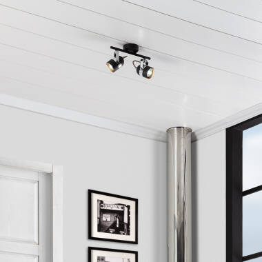 Image of Edit Sinner 2 Light Ceiling Spotlight Bar