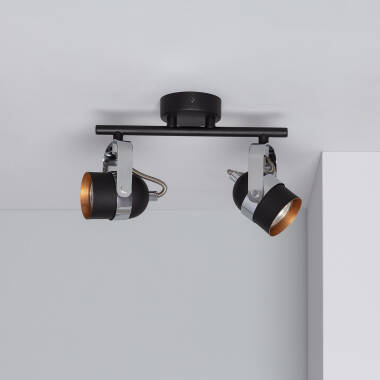 Image of Edit Sinner 2 Light Ceiling Spotlight Bar