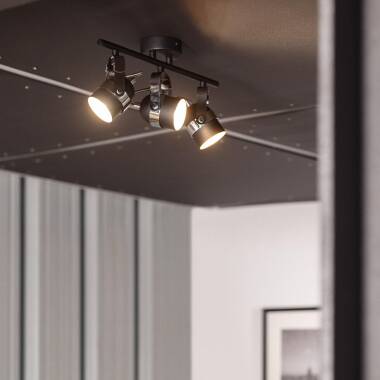Image of Edit Sinner 3 Light Ceiling Spotlight Bar