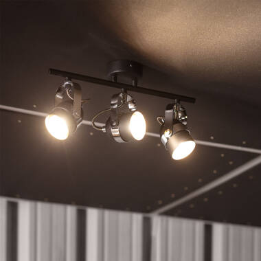 Image of Edit Sinner 3 Light Ceiling Spotlight Bar