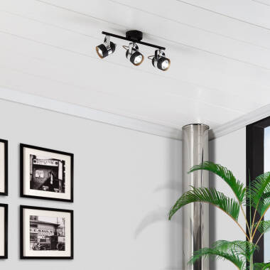 Image of Edit Sinner 3 Light Ceiling Spotlight Bar