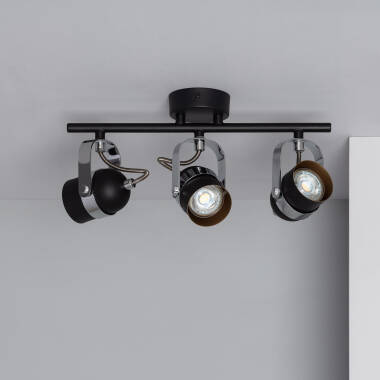 Image of Edit Sinner 3 Light Ceiling Spotlight Bar