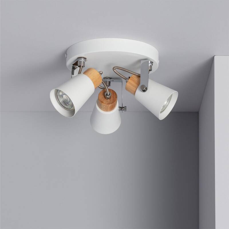 Image of Edit Mara 3 Light Ceiling Spotlight Plate