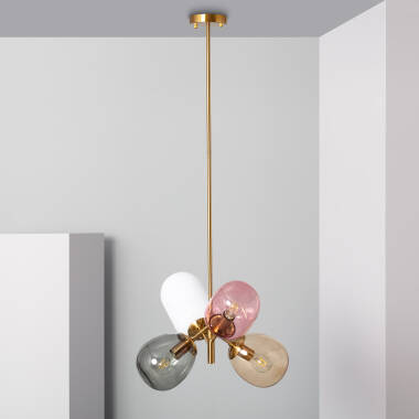 Image of Edit Papallona 4 Light Glass Ceiling Pendant