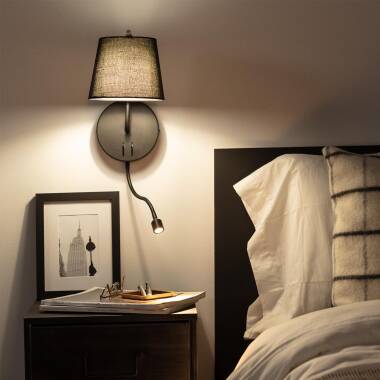 Image of Edit Kuomba Wall Light with LED Reading Light