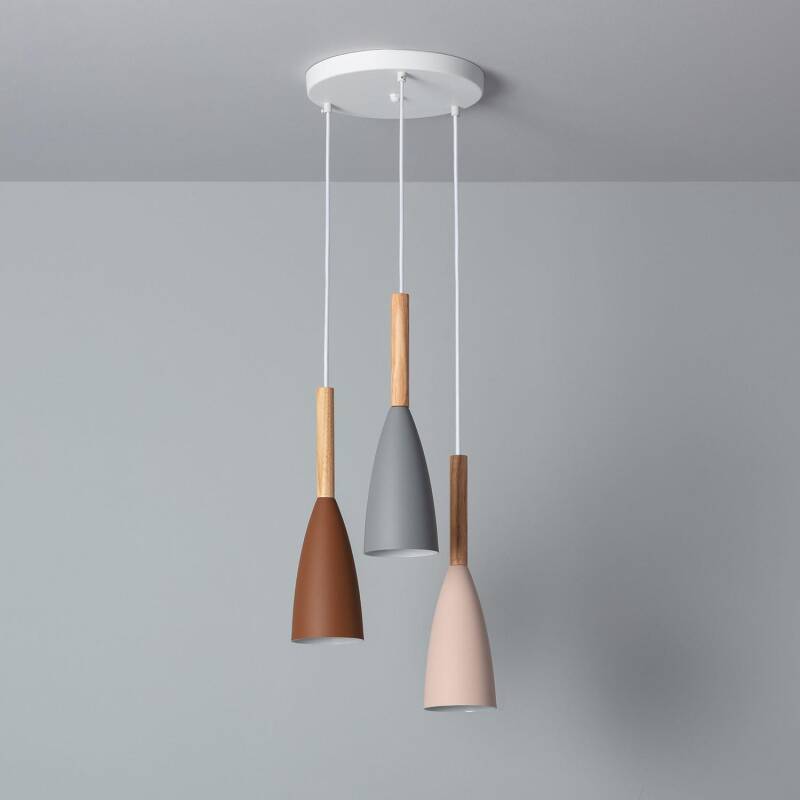 Image of Edit Rain 3 Light Cluster Ceiling Pendant