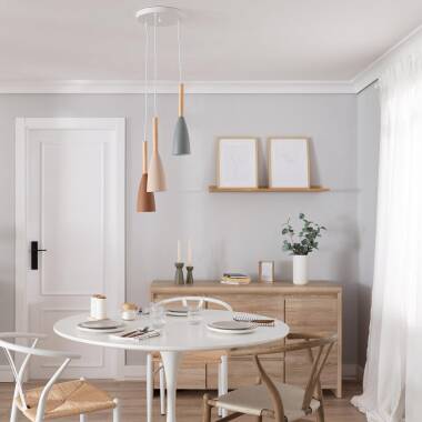 Image of Edit Rain 3 Light Cluster Ceiling Pendant