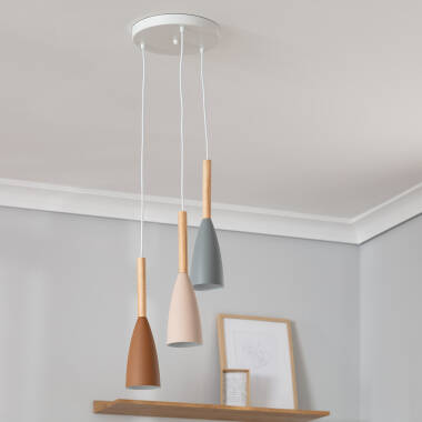Image of Edit Rain 3 Light Cluster Ceiling Pendant